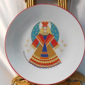 Barbara Furstenhofer Bavaria Western Germany Angel Wall Plate VINTAGE